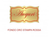 Etichette adesive auguri (mm 40x23) (cod. 2O)